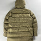 Moncler Camel Bright Metallic Long Down Jacket - XL