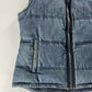 Prada Denim Puffer Vest 2000s - XS