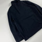 Prada Asymmetric Navy Half Zip Wool Jacket FW 1998 - S/M