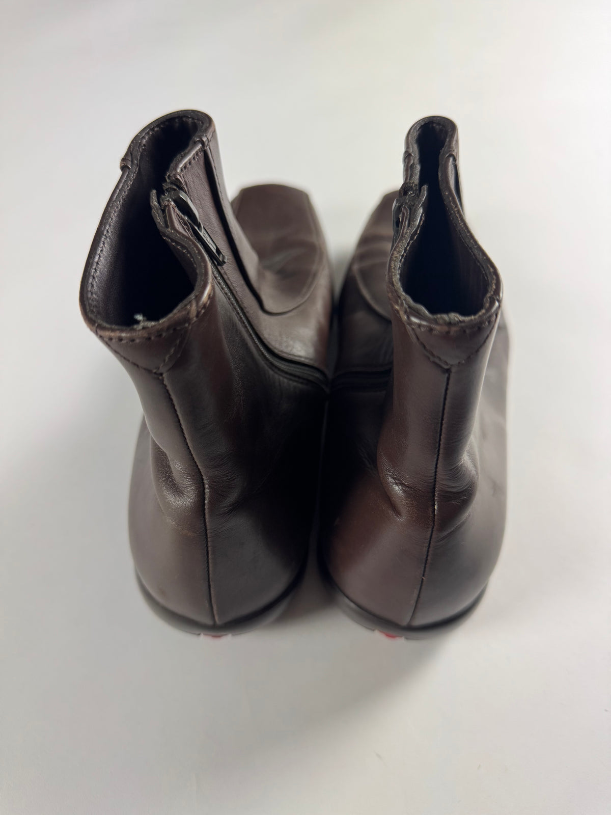 Prada Brown Leather Mid Boots FW 1999 - 42 EU