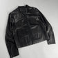 Prada Pure Minimalist Soft Light Moto Jacket Leather FW 2000 - L