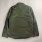 Prada Linea Rossa Side Red Striped Olive Green Nylon Jacket 2000s - M