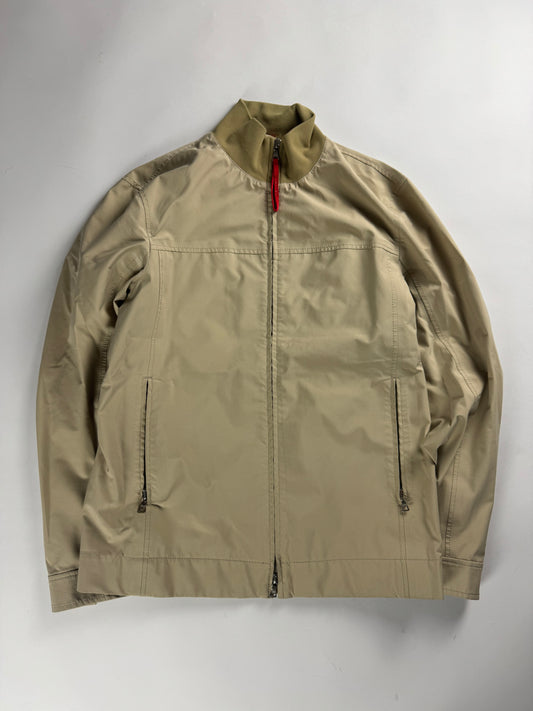 Prada Gore Tex Beige Technical Bomber Jacket 2000s - M