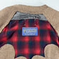 Maison Margiela x Pendleton Red Tartan Plaid Tan Knit Western Fringe Cardigan FW 2023 - XXL