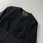 Louis Vuitton Premium Wool Button Cuffs Zip Coat - S