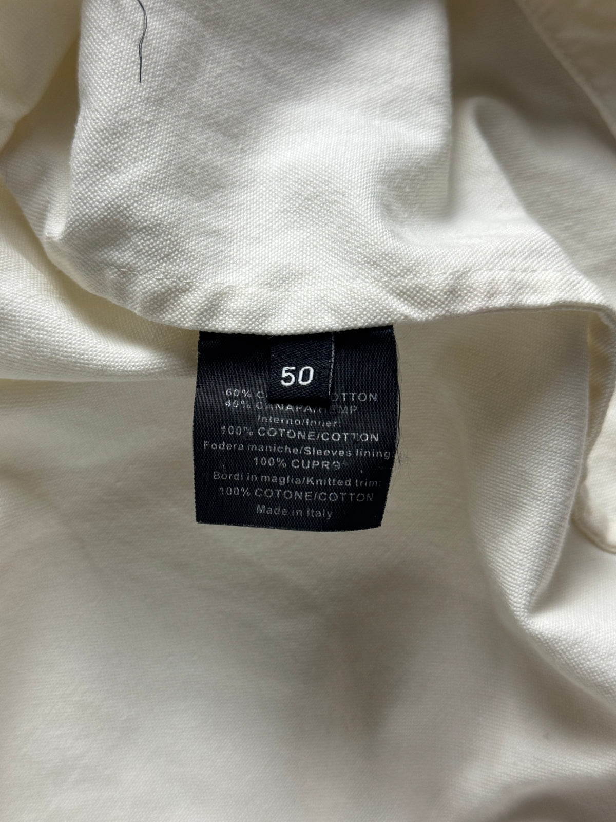 Gucci White Cotton OG Colors Bomber Jacket 2000s - M