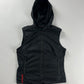 Prada Linea Rossa Dark Hooded Vest SS 2000 - M