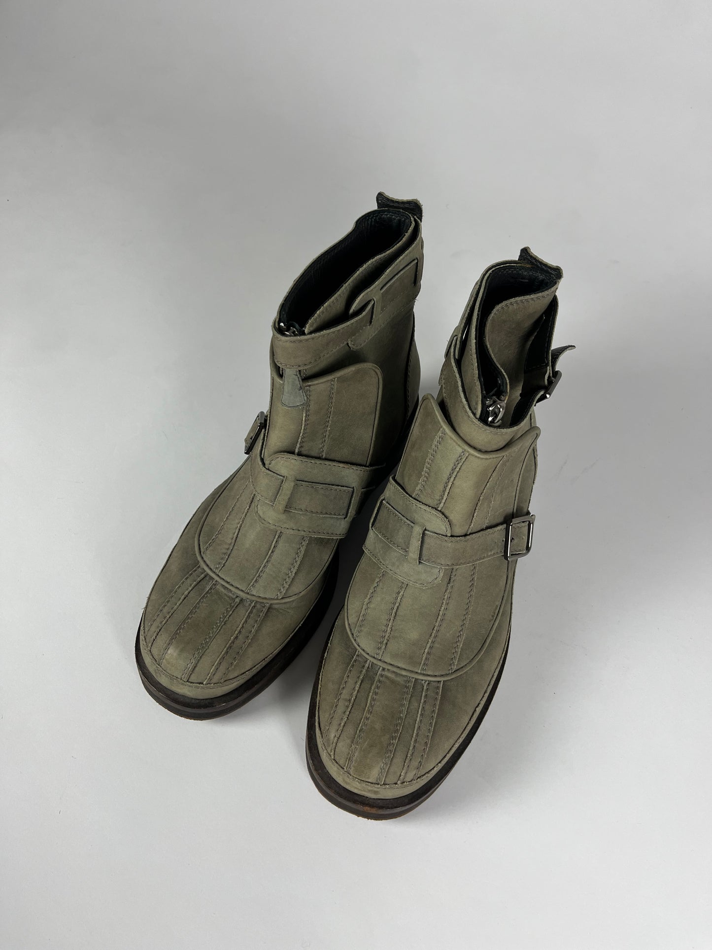 Chanel Sample Post Apocalyptic Belted Boots FW 2011 - 43 EU