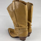 Gucci Tom Ford Camel Cream Leather Cowboy Western Boots SS 2004 - 45 EU