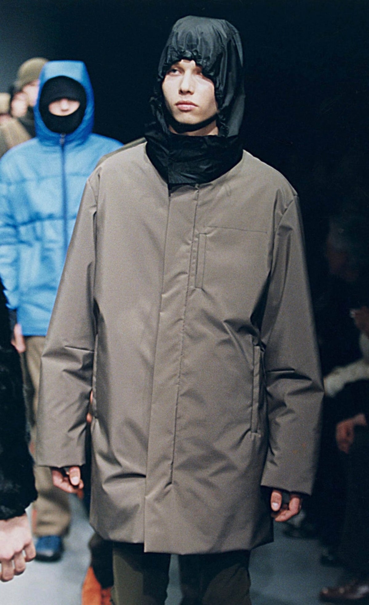 Prada Linea Rossa Khaki Nylon Technical Parka Jacket FW 1999 - M