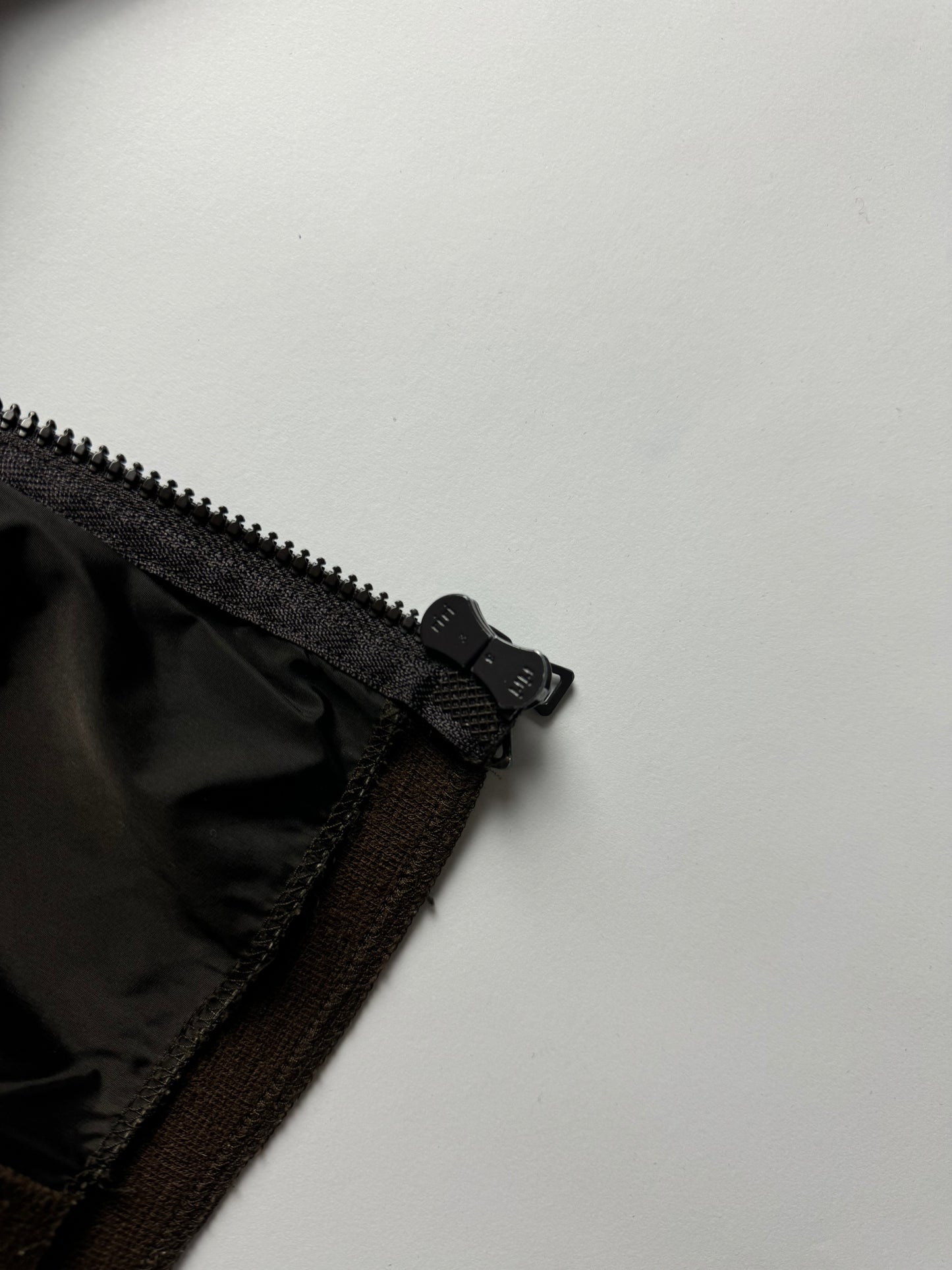 Prada Rich Brown Ninja Balaclava Riot Fit Zipper FW 1999 - M