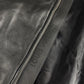 Louis Vuitton Sample Black Wool Sleeves Epi Leather Bomber Jacket Pre Fall 2013 - M