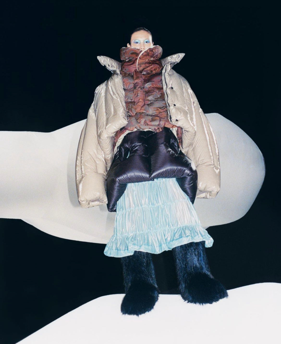 Moncler Genius x Dingyun Zhang Aloby Oversize Down Jacket - XS