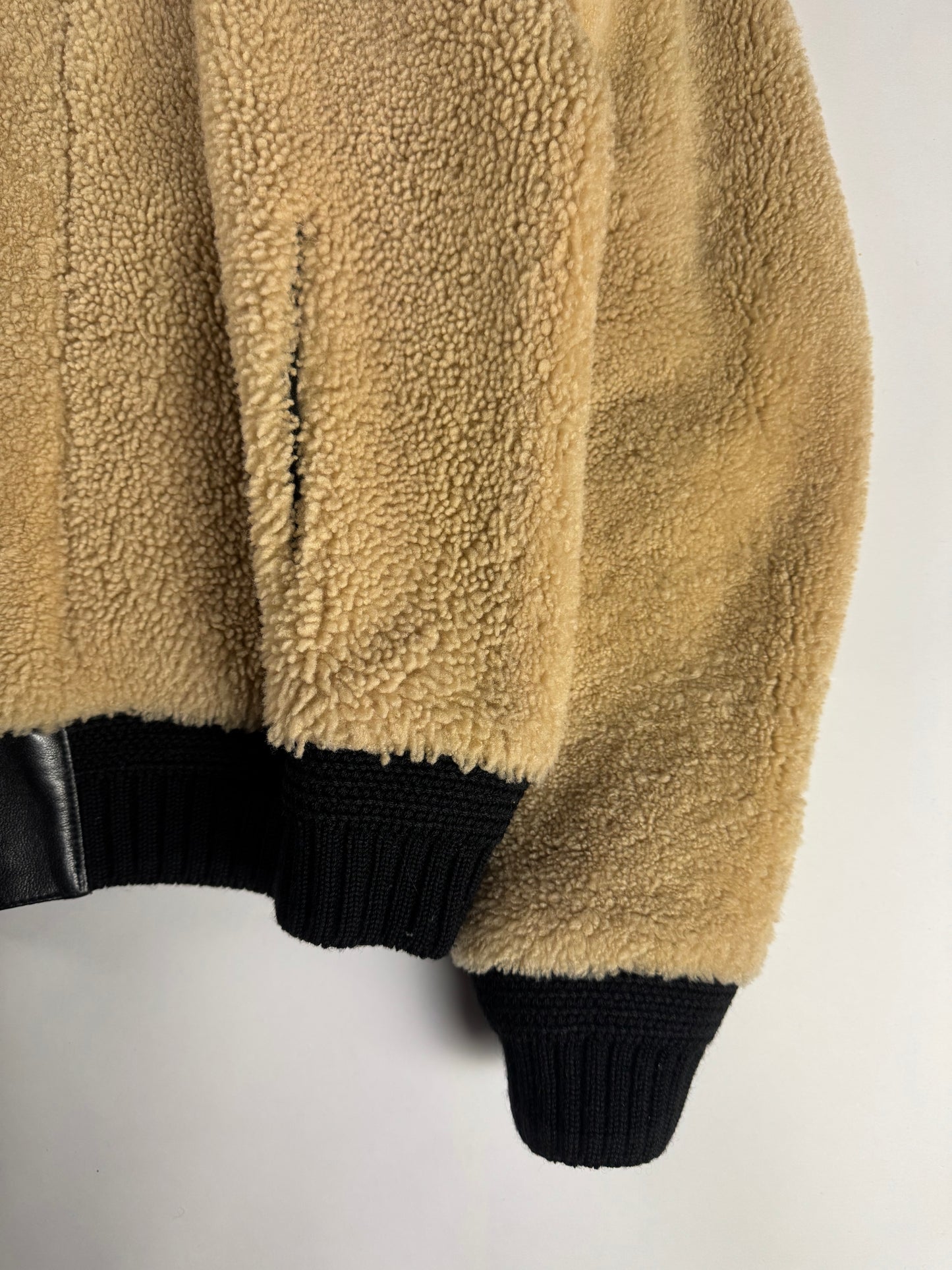 Saint Laurent Shearling Teddy Bomber Jacket FW 2017 - L