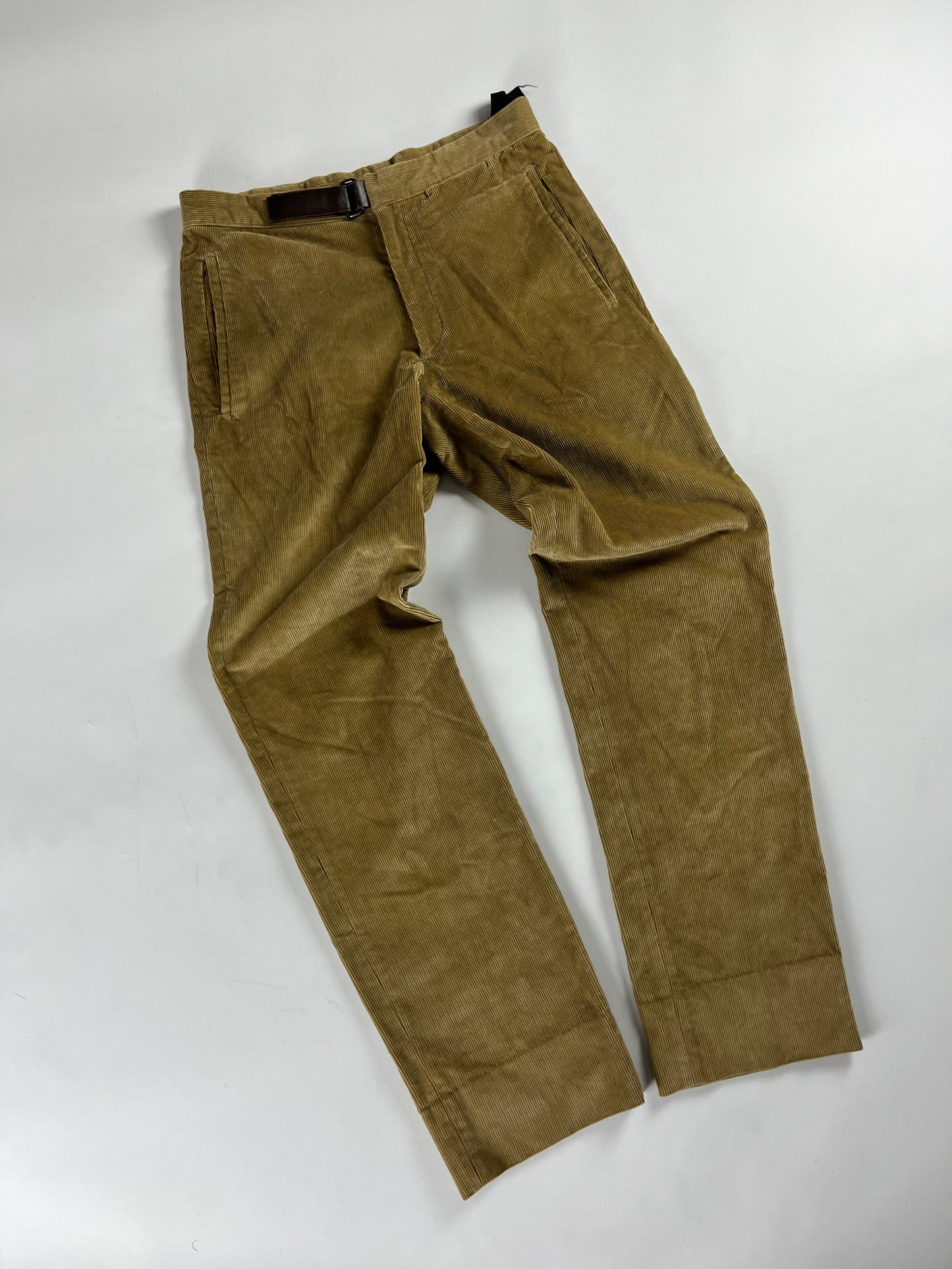 Prada Camel Corduroy Strapped Pants FW 1999 - S