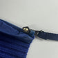 Prada Linea Rossa Shine Blue Corduroy Turtleneck Sweater FW 1999 - S