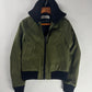Lanvin Sample Oversize Zipper Green Bomber Jacket FW 2022 - S