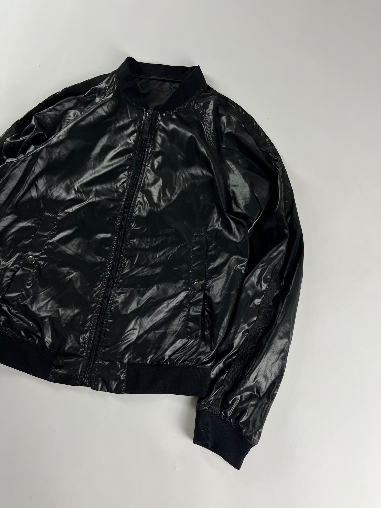 Prada Shadow Light Nylon Line Bomber Jacket SS 2010 - S