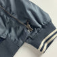 Prada Triangle Logo Navy Nylon Bomber Jacket 2010s - M