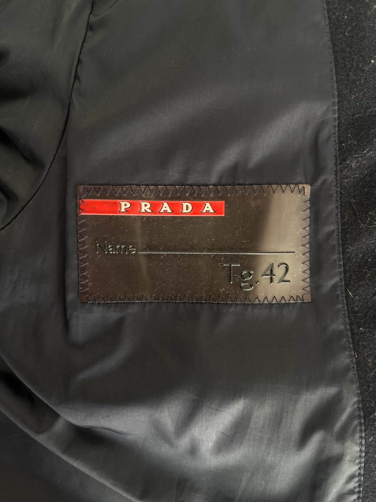 Prada Denim Puffer Jacket 2000s - XS