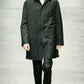 Prada Dark Grey Minimalist Strapped Coat FW 1998 - M