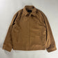Prada Brown Camel Hair Triangle Logo Classic Jacket FW 2023 - L