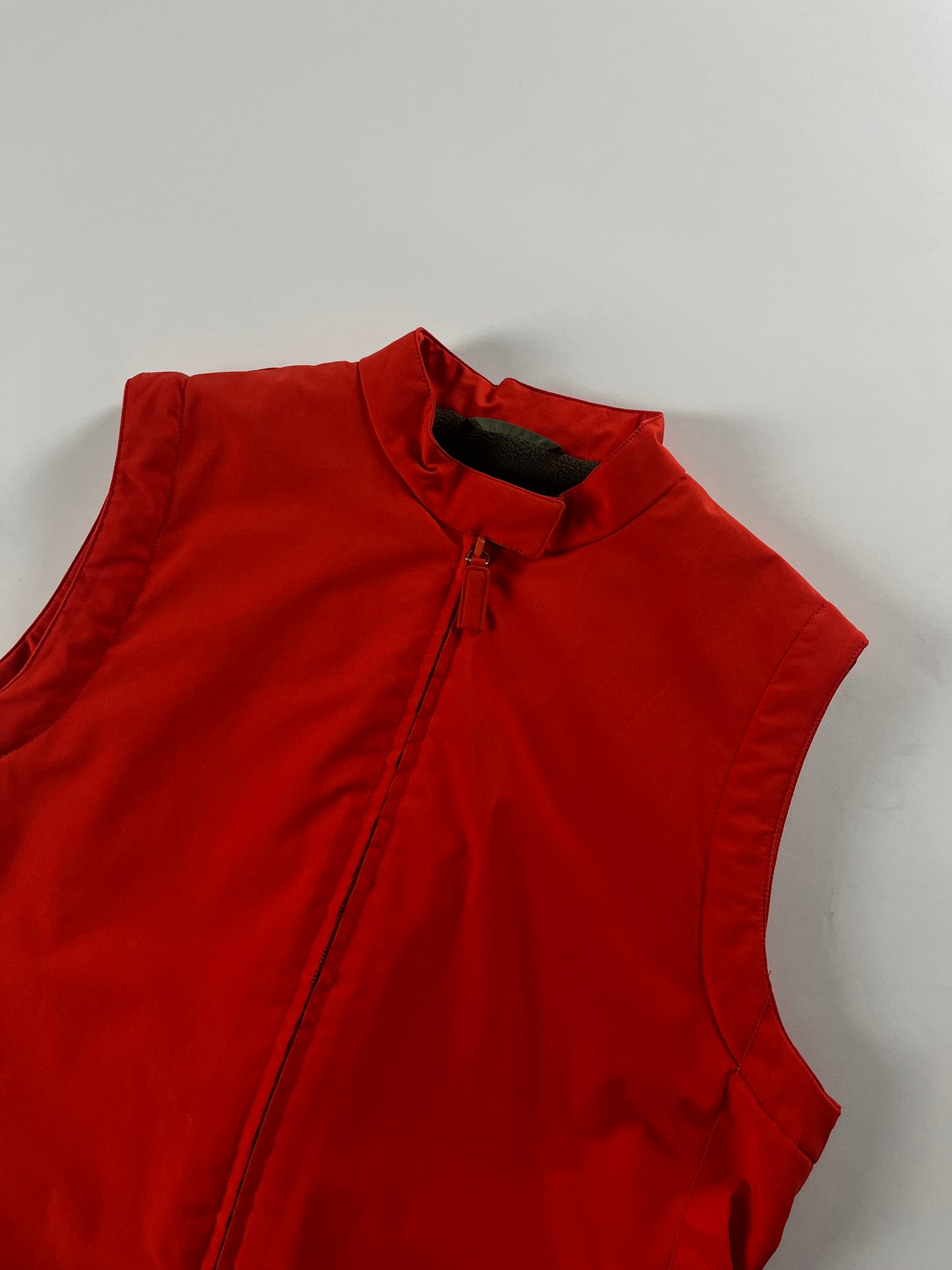 Prada Convertible Hoodie Red Vest SS 2000 - S