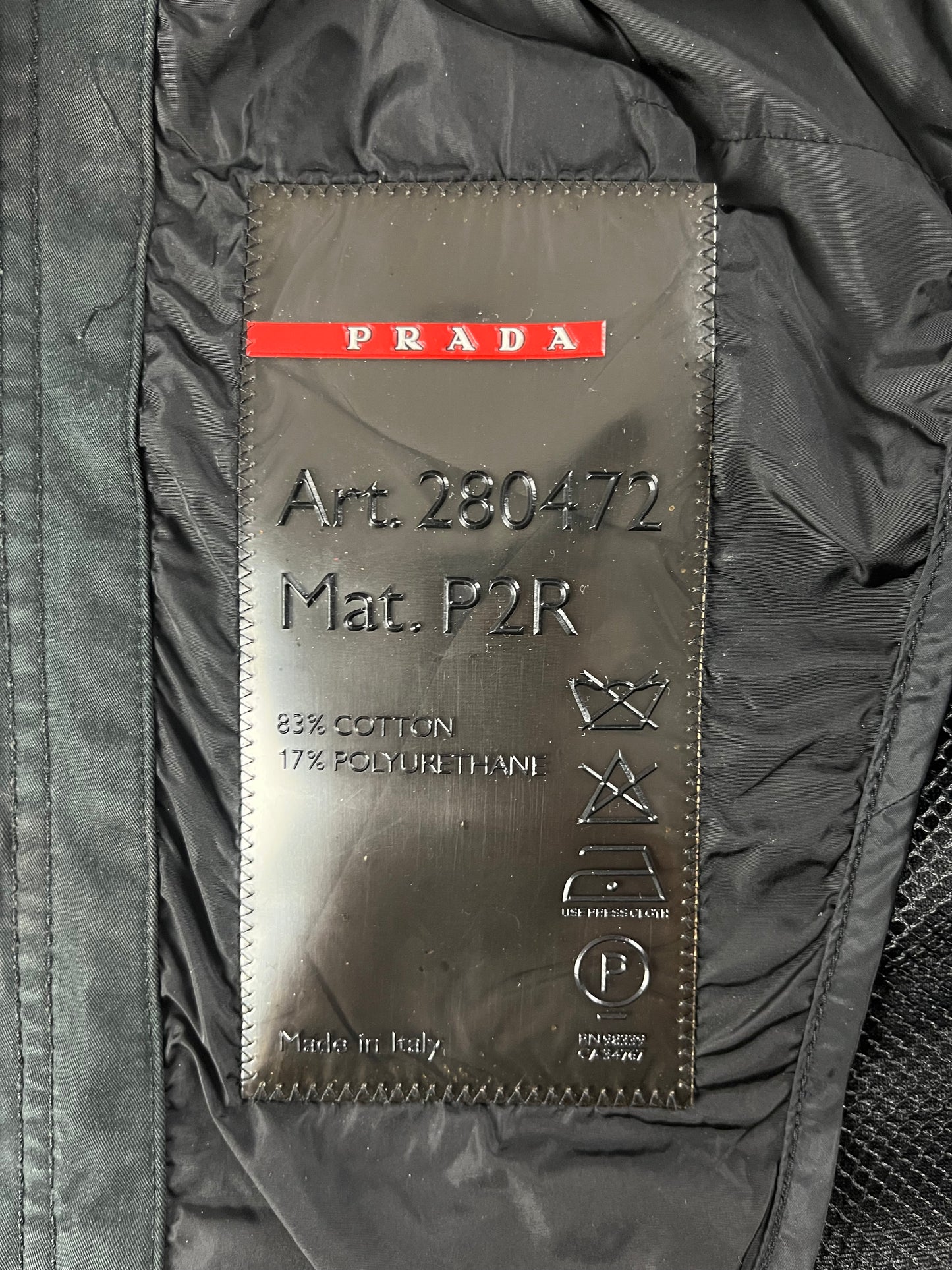 Prada Cotton Motor Jacket 2000s - S