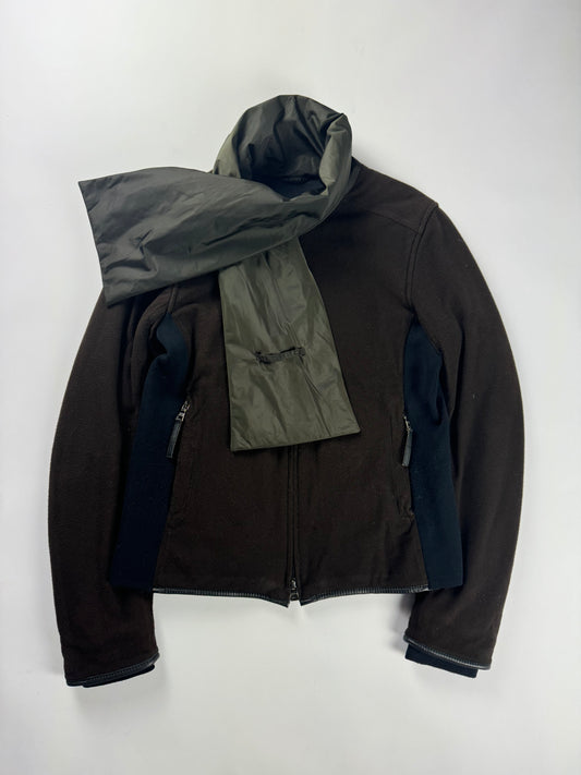 Prada Linea Rossa Riot Scarf Cuffed Jacket FW 1999 - S
