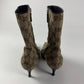 Gucci GG Tom Ford Canvas Monogram Ankle Heel Boots 2000s - 38 IT/39 EU