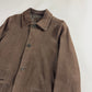 Prada Premium Brown Leather Three Pockets Long Coat FW 2003 - M