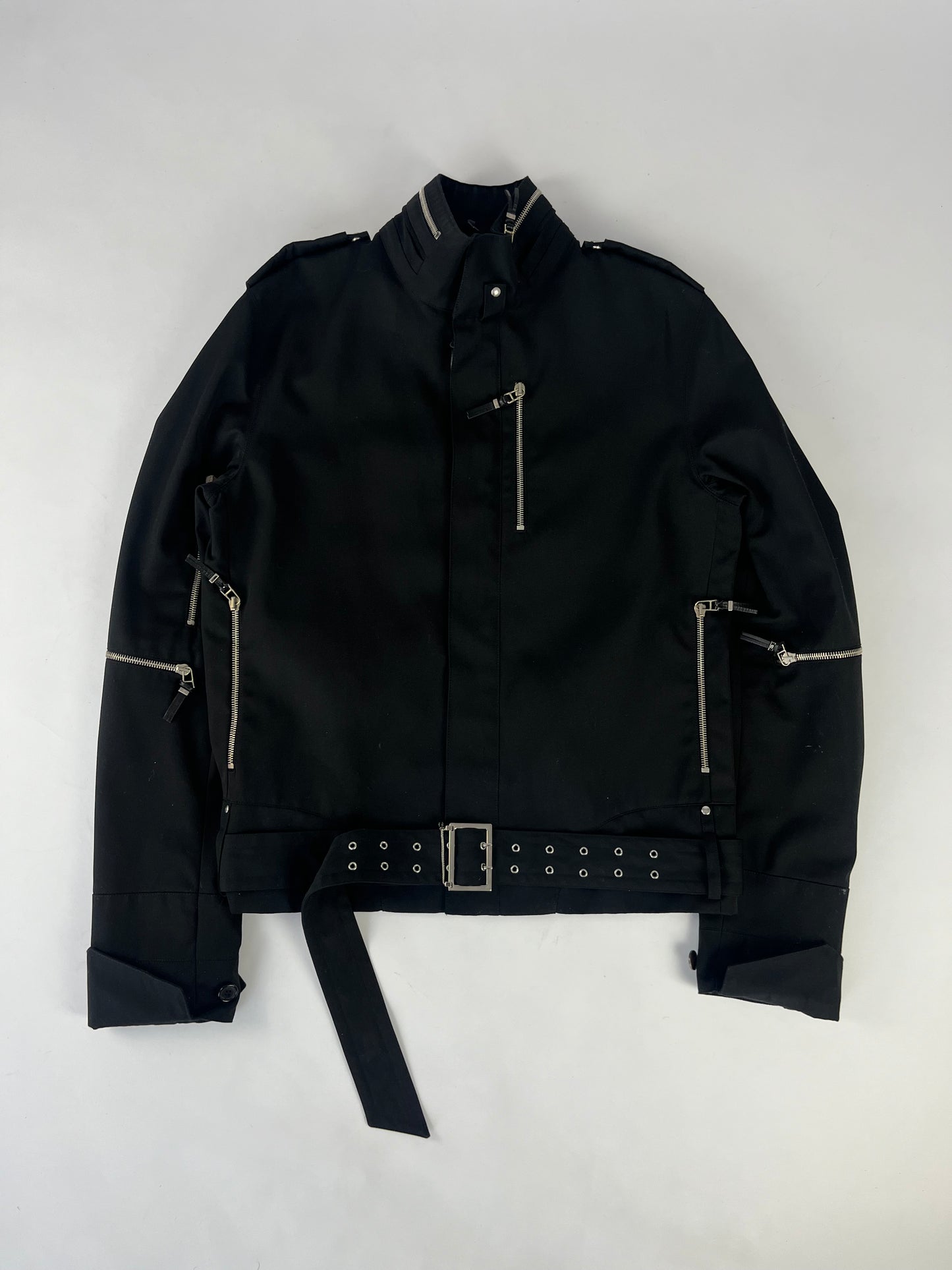 Dior Homme "Follow Me" Belted Zipped Jacket SS 2003 - L