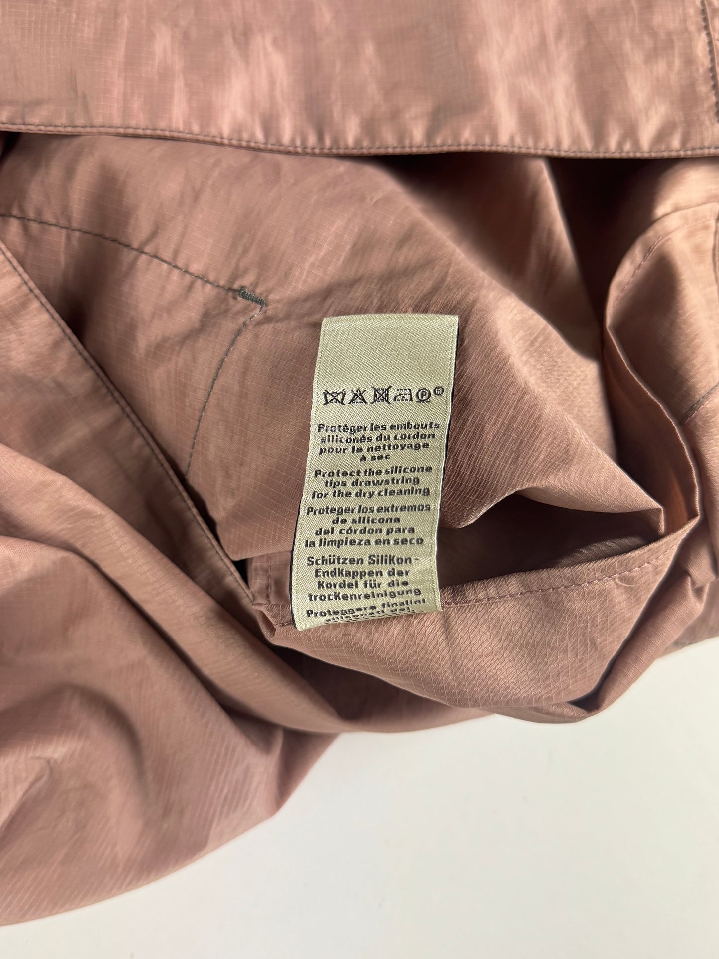 Hermès Sample Dust Pink Quarter Zip Piqure Stitch Jacket SS 2022 - M