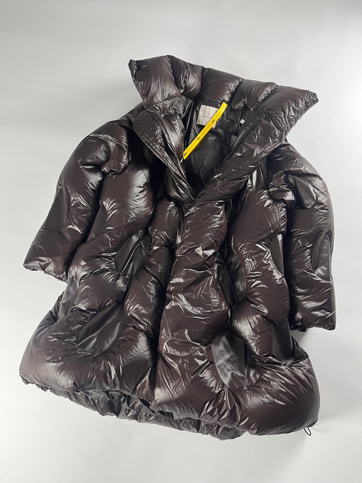 Moncler Genius x Dingyun Zhang Brown Laphia Long Down Coat - S