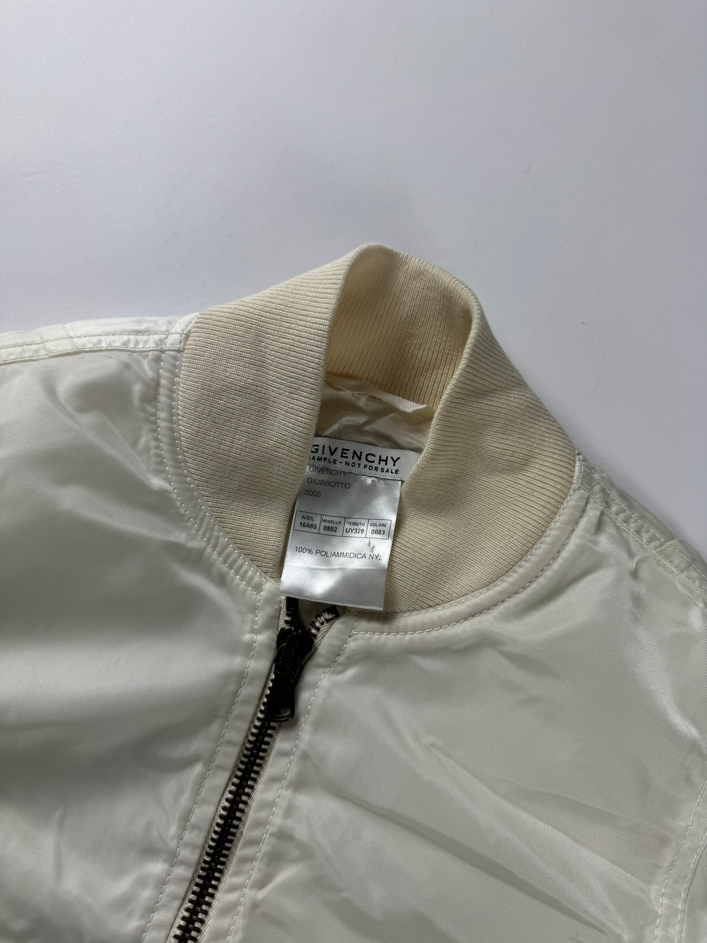 Givenchy Sample Crop Bomber Jacket FW 2016 - XS