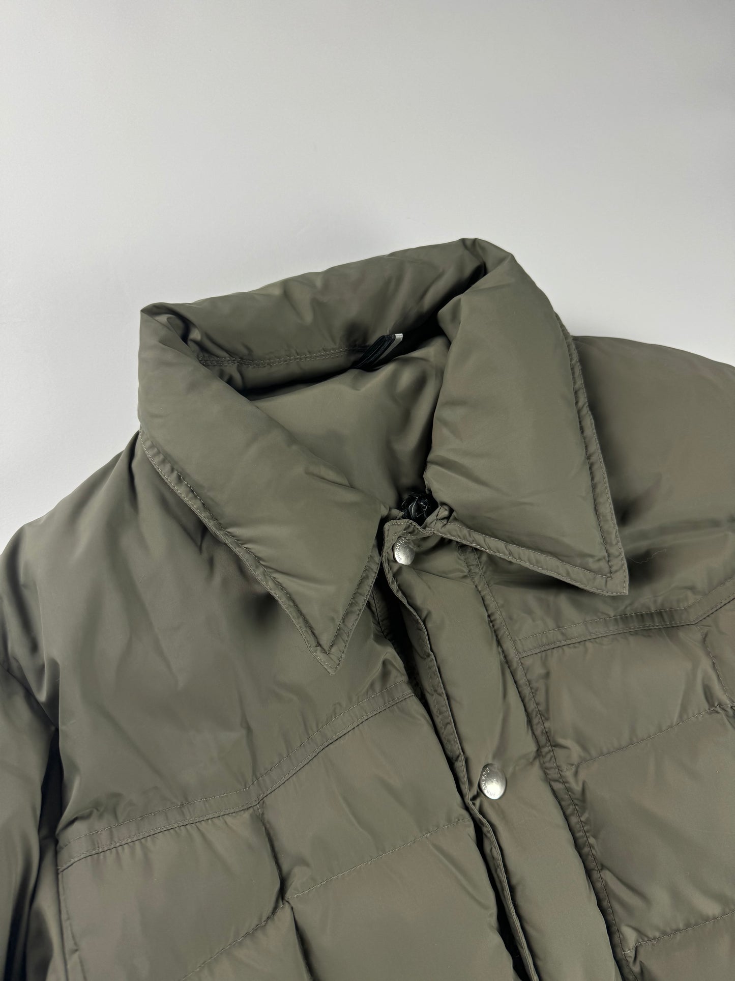 Dior Homme Sample "In The Morning" Hedi Slimane Leather Rib Puffer Jacket FW 2005 - M