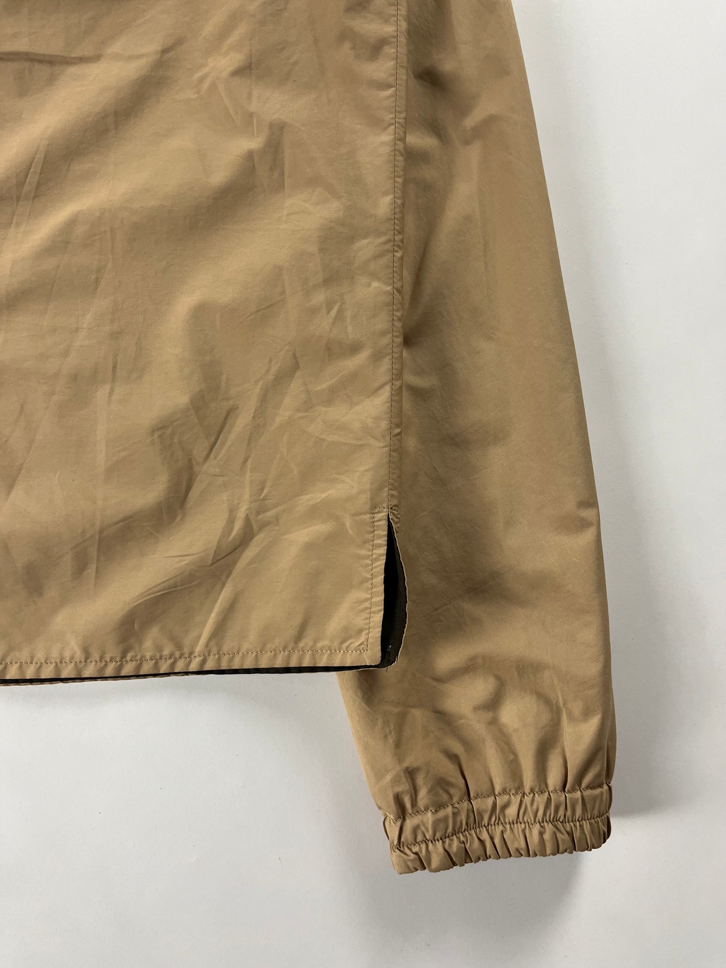 Prada Camel Zip Up Nylon Shell Jacket SS 2000 - M