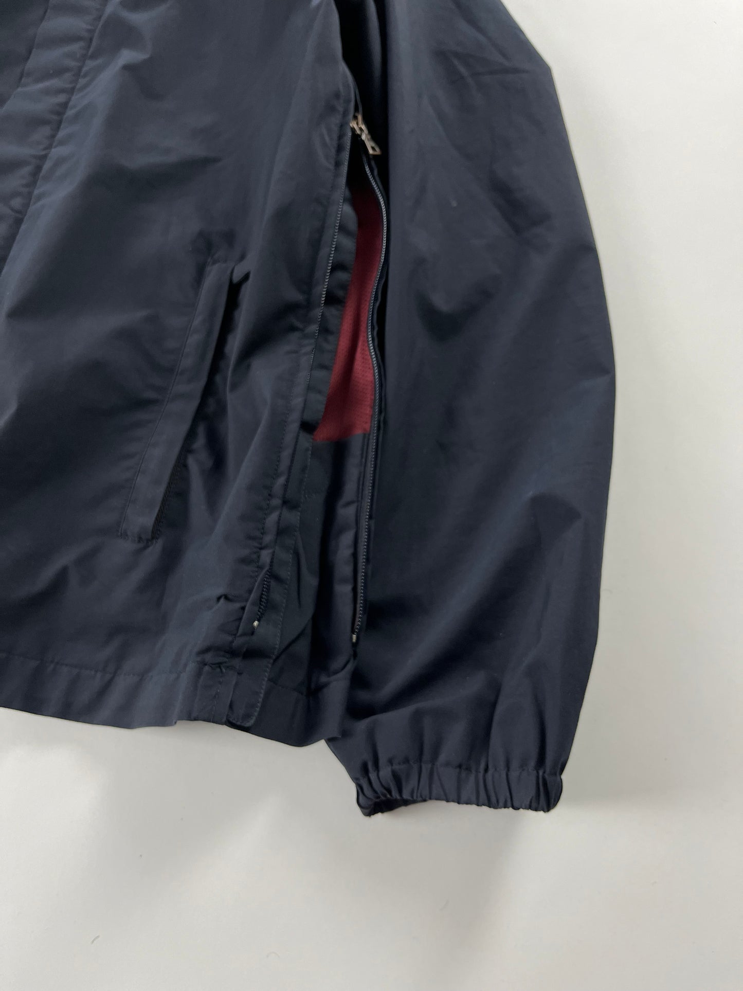 Prada Linea Rossa Obsidian Convertible Nylon Windbreaker Jacket FW 1999 - L