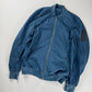 Rick Owens Sample Blue Aviator Bomber Jacket - L