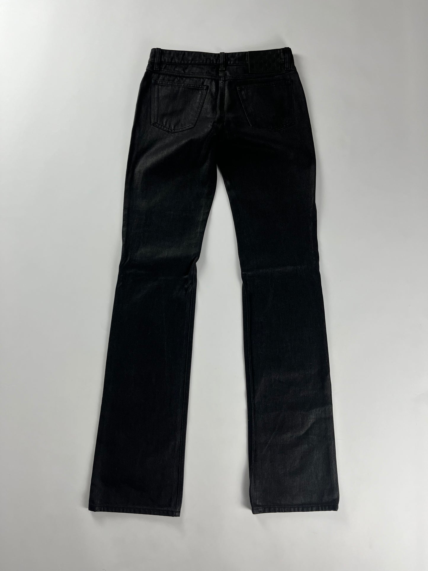 Gucci Sample Detroit Slim Waxed Denim Pants FW 2007 - S
