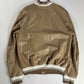 Dior Homme Camel Leather Bomber Varsity Jacket SS 2010 - L