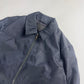 Prada Navy Double Zip Officer Minimalist Trucker Jacket SS 2019 - S