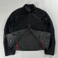 Prada Mesh Leather Patch Elbows Moto Jacket SS 2000 - L