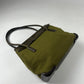 Prada Leather Khaki Tweed Bag FW 1999 - OS