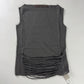 Rick Owens Dust Grey Short Fringes Vest Top 2000s - S