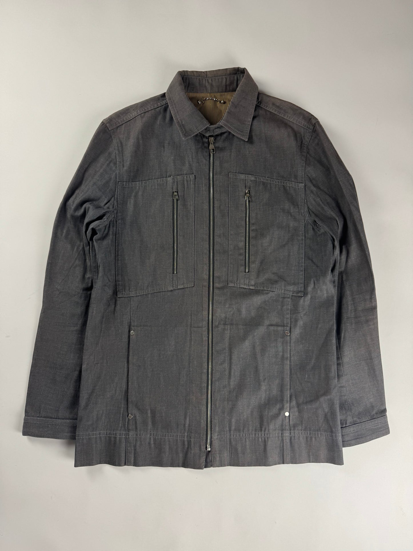 Louis Vuitton Full Zip Denim Trucker Jacket 2000s - L