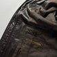 Louis Vuitton Brown Lambskin Leather Moto Zip Jacket SS 2007 - L