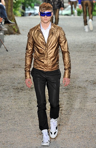 Dior Homme Kris Van Assche Leather Armor Jacket SS 2009 - L