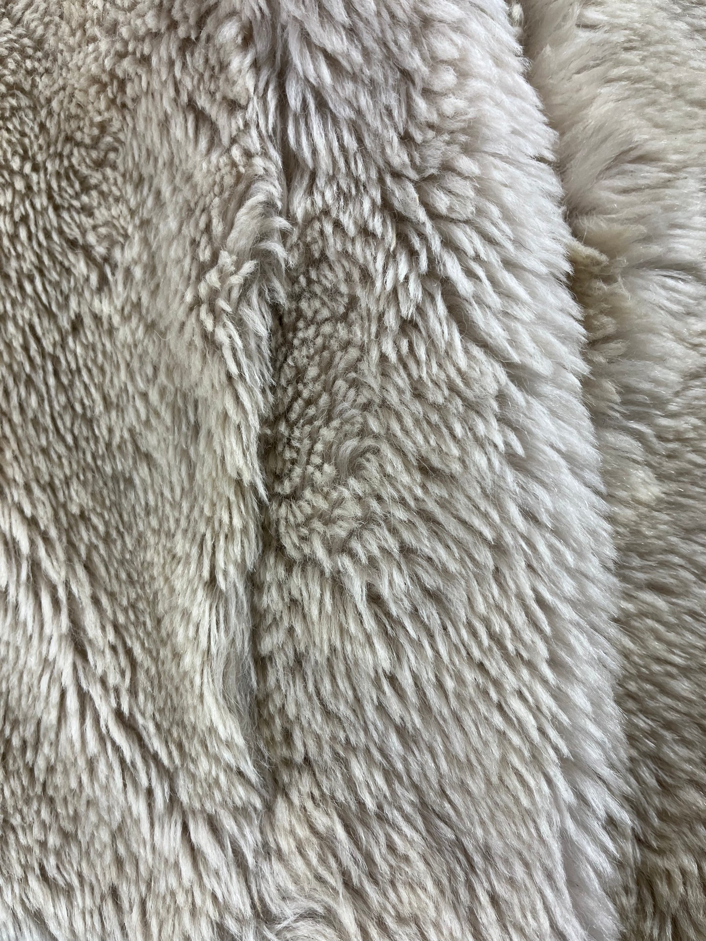 Prada Mainline Cream Fur Zipper Jacket FW 2007 - M