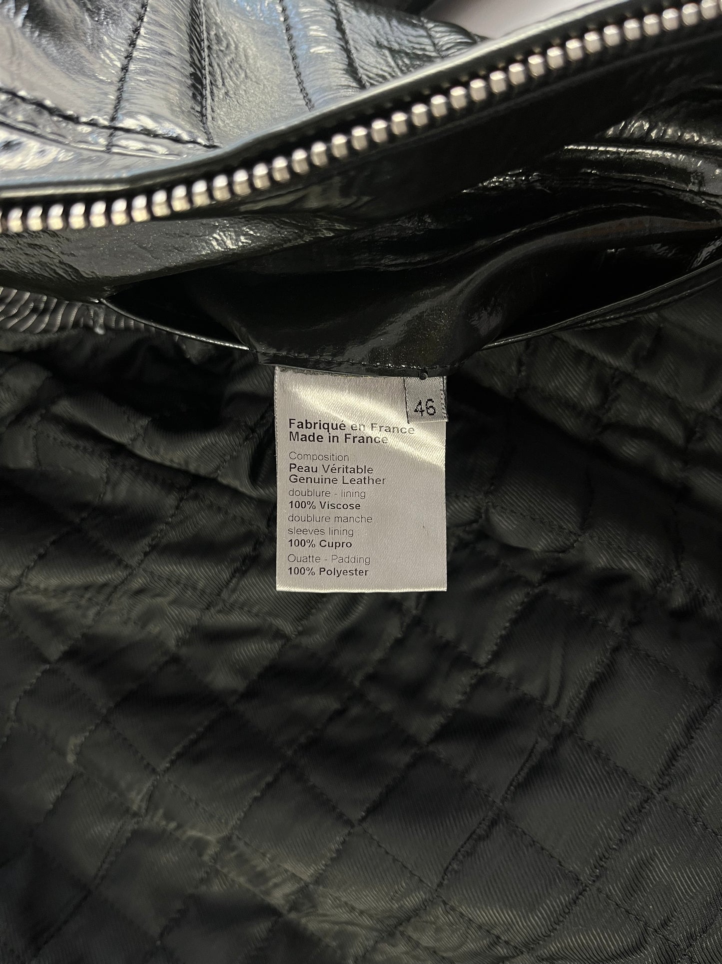 Dior Homme Napoleon Military Bright Dark Leather Jacket FW 2008 - M